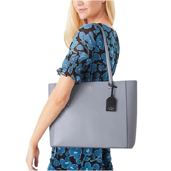 ♠️kate spade Schuyler Medium Tote Bag, Brushed Steel, NWT - Picture 7 of 7